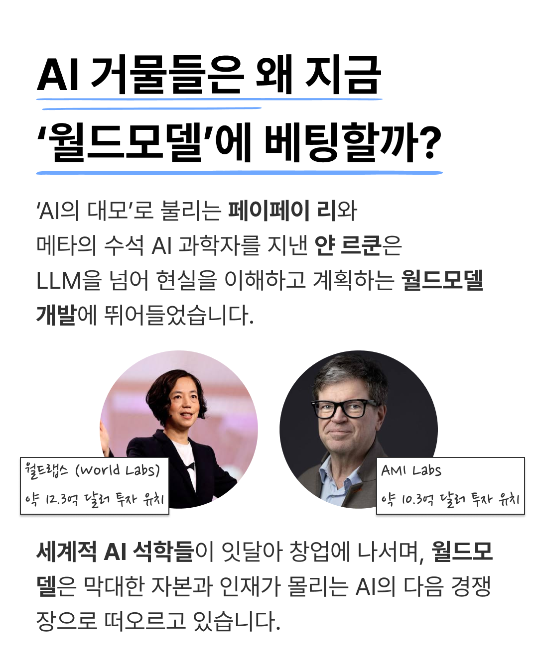 AI 거물들은 왜 지금 '월드모델'에 베팅할까? — 2 / 9